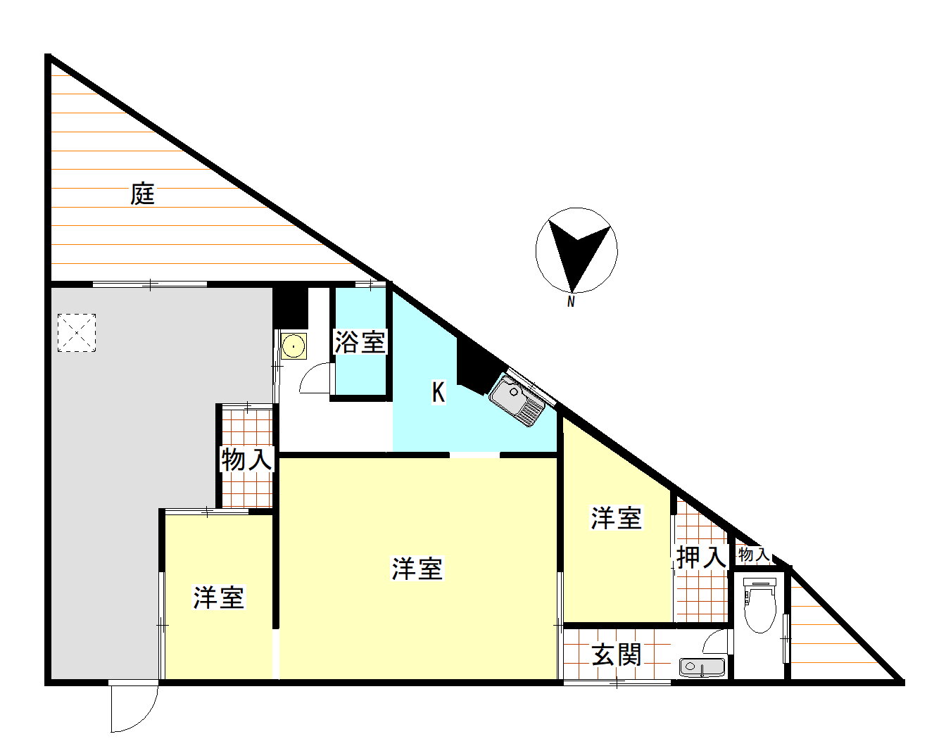 東水元２丁目戸建 3K 賃貸物件詳細