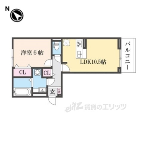 滋賀県野洲市小篠原 野洲駅 1LDK アパート 賃貸物件詳細