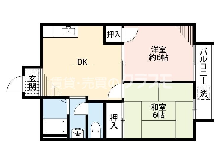 大阪府大阪市大正区小林西２ 大正駅 2DK マンション 賃貸物件詳細
