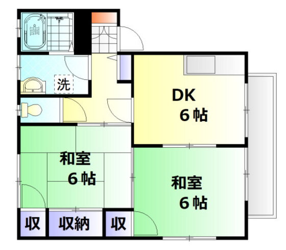 広島県広島市東区戸坂大上３ 戸坂駅 2DK アパート 賃貸物件詳細