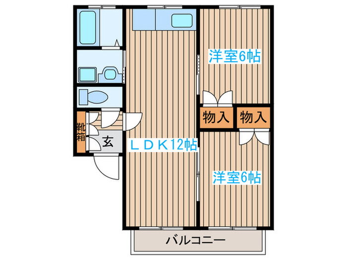 宮城県仙台市宮城野区新田４ 小鶴新田駅 2LDK アパート 賃貸物件詳細