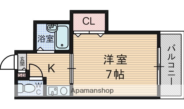 大阪府大阪市東淀川区上新庄３ 上新庄駅 1K マンション 賃貸物件詳細