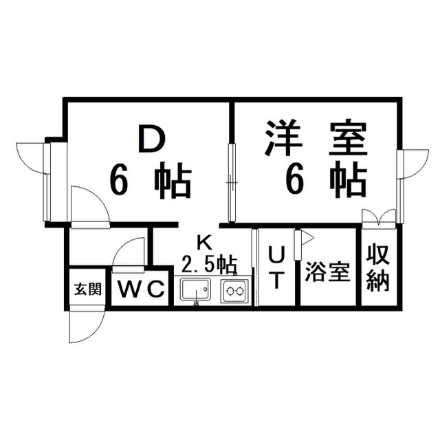 北海道釧路市愛国西３ 釧路駅 1DK アパート 賃貸物件詳細