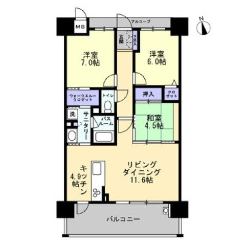 福岡県福岡市東区原田１ 箱崎駅 3LDK マンション 賃貸物件詳細