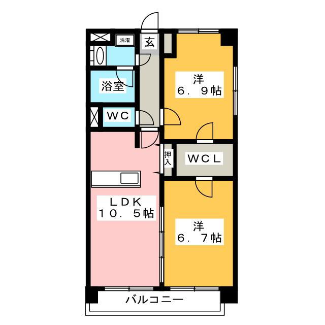 埼玉県川口市青木４ 南鳩ヶ谷駅 2LDK マンション 賃貸物件詳細