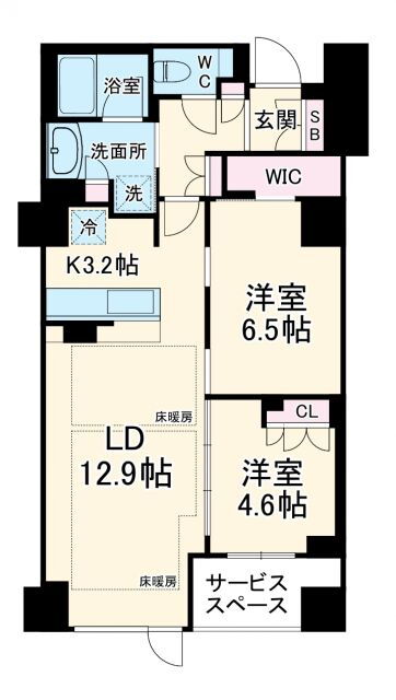 ジオ京都御池通 8階 2LDK 賃貸物件詳細