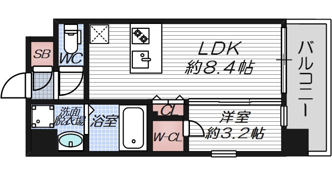 大阪府大阪市都島区大東町１ 城北公園通駅 1LDK マンション 賃貸物件詳細