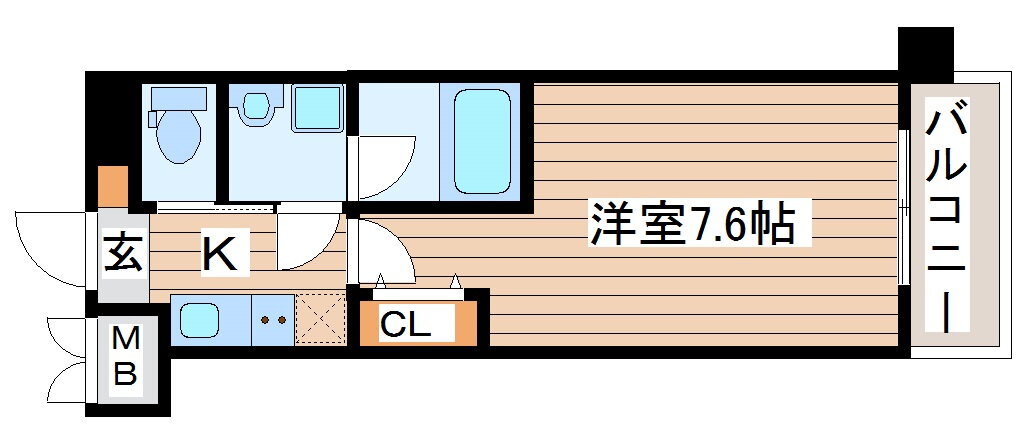 宮城県仙台市若林区新寺３ 宮城野通駅 1K マンション 賃貸物件詳細