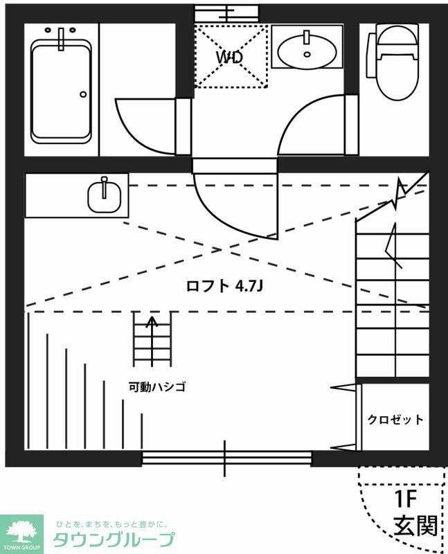 東京都足立区興野２ 扇大橋駅 ワンルーム アパート 賃貸物件詳細