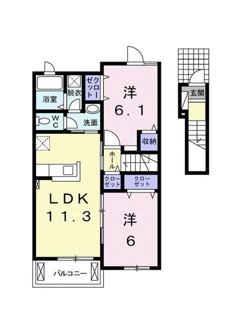 センチュリー・ワン 2階 2LDK 賃貸物件詳細