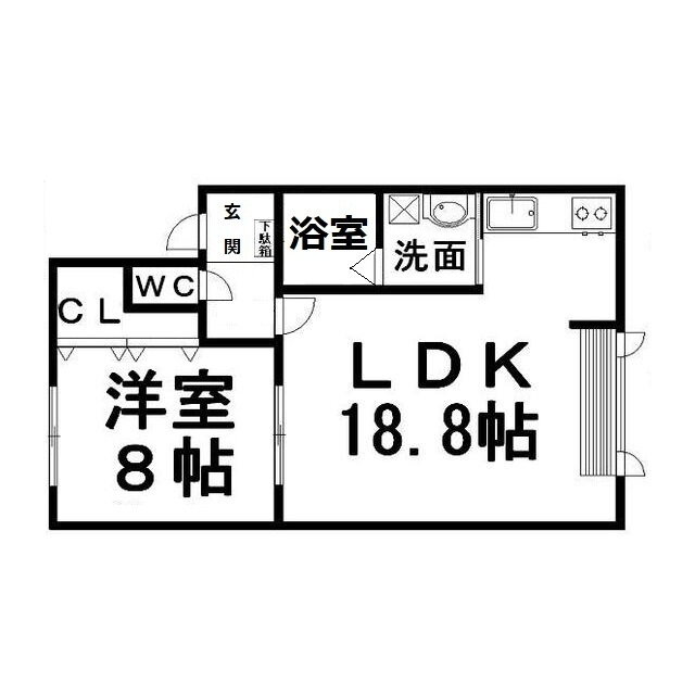 北海道北見市東陵町 柏陽駅 1LDK アパート 賃貸物件詳細