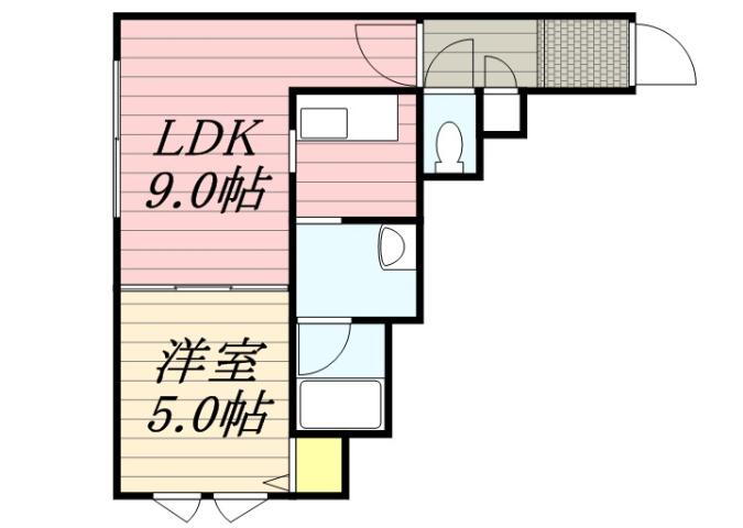 北海道札幌市豊平区美園一条６ 白石駅 1LDK マンション 賃貸物件詳細