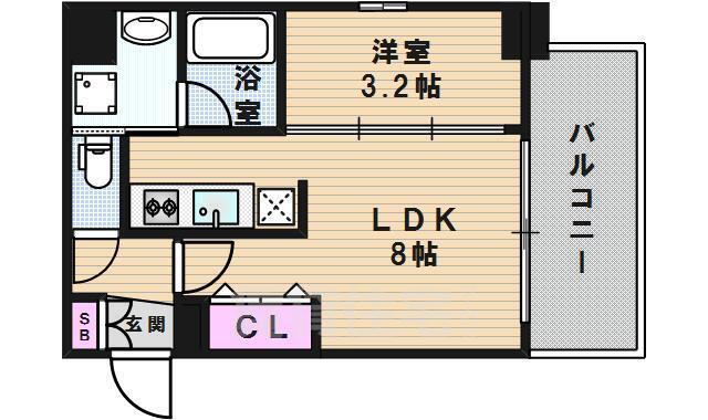 大阪府大阪市中央区常盤町２ 谷町四丁目駅 1LDK マンション 賃貸物件詳細