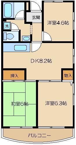 埼玉県新座市新堀３ 清瀬駅 3DK マンション 賃貸物件詳細