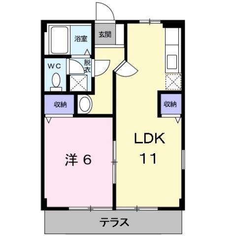 熊本県熊本市北区下硯川２ 上熊本駅 1LDK アパート 賃貸物件詳細