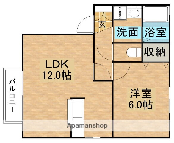 サンモールＢ 1階 1LDK 賃貸物件詳細