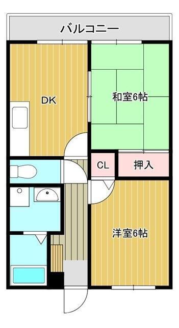 香川県丸亀市土器町西１ 丸亀駅 2DK アパート 賃貸物件詳細