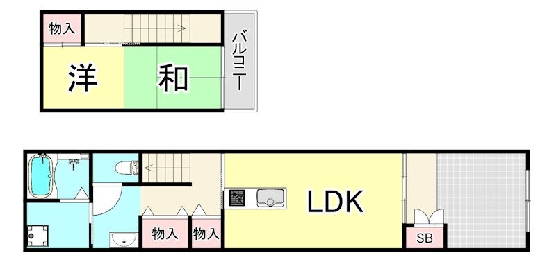 兵庫県尼崎市西難波町６ 立花駅 1SLDK 一戸建て 賃貸物件詳細