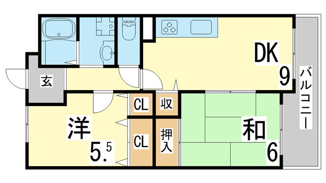 兵庫県神戸市長田区苅藻通４ 苅藻駅 2DK マンション 賃貸物件詳細