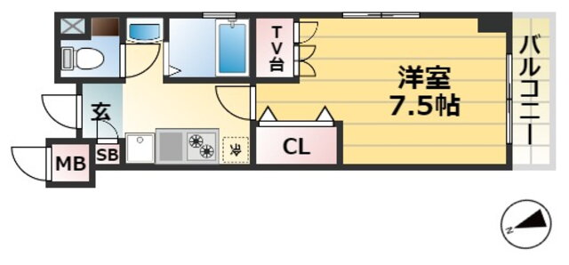 兵庫県神戸市兵庫区上沢通１ 神戸駅 1K マンション 賃貸物件詳細