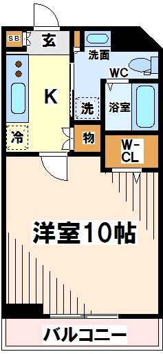 東京都調布市若葉町２ 仙川駅 1K マンション 賃貸物件詳細