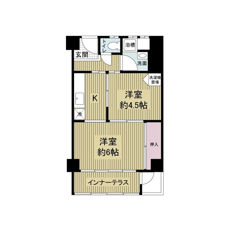 大阪府大阪市西区南堀江４ 西長堀駅 2K マンション 賃貸物件詳細