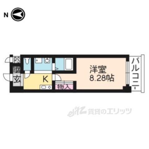 京都府京都市下京区材木町 五条駅 1K マンション 賃貸物件詳細