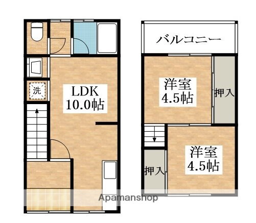 大阪府松原市北新町３ 布忍駅 2LDK 一戸建て 賃貸物件詳細