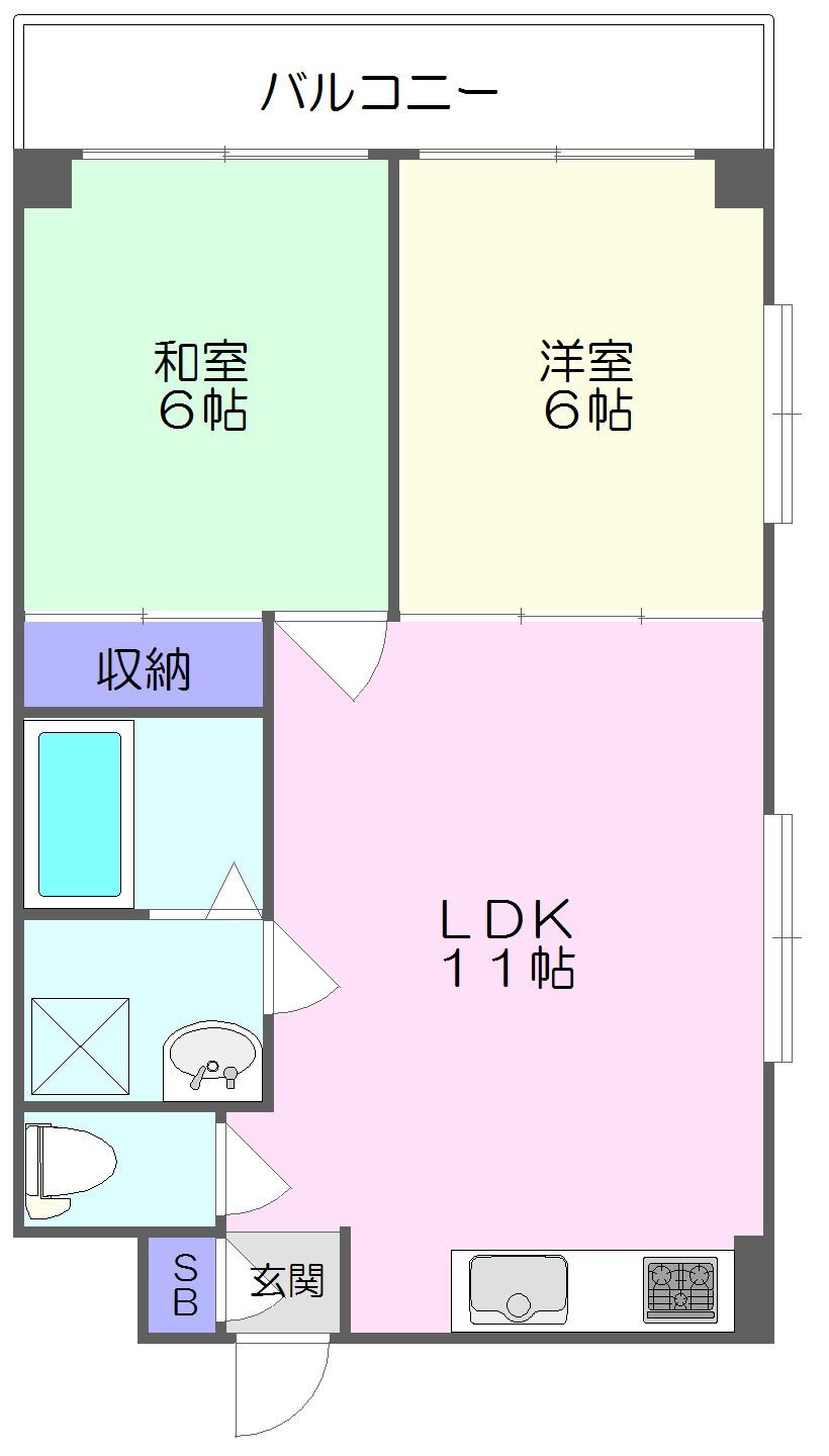 東京都杉並区清水３ 下井草駅 2LDK マンション 賃貸物件詳細