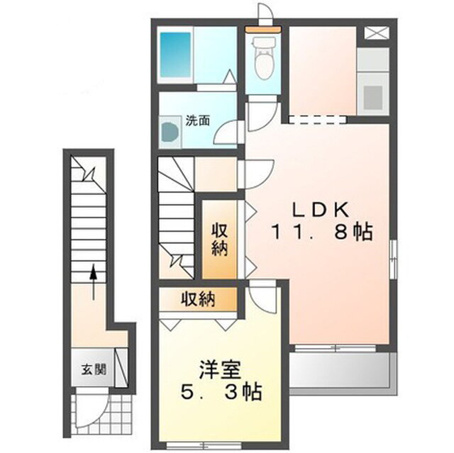 茨城県つくば市島名 万博記念公園駅 1LDK アパート 賃貸物件詳細