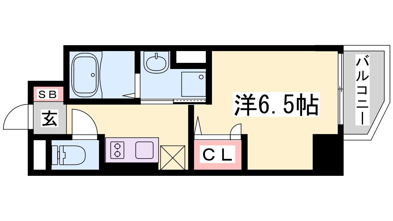 兵庫県神戸市中央区浜辺通６ 貿易センター駅 1K マンション 賃貸物件詳細