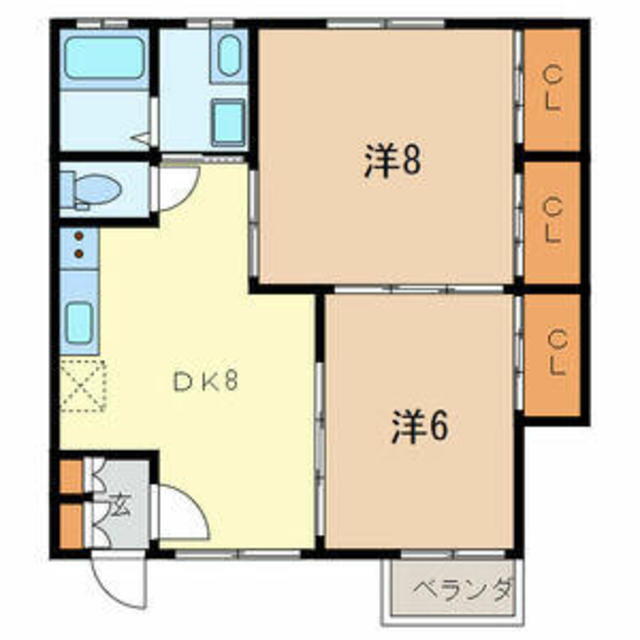 埼玉県所沢市上新井５ 西所沢駅 2DK アパート 賃貸物件詳細