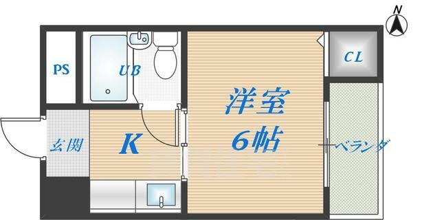 ニッコーハイツ俊徳 2階 1K 賃貸物件詳細