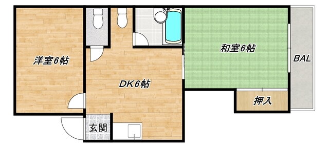 大阪府大阪市天王寺区国分町 寺田町駅 2DK マンション 賃貸物件詳細