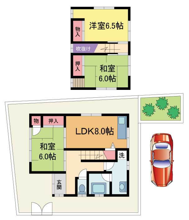 安倉中３丁目４－６貸家 4LDK 賃貸物件詳細