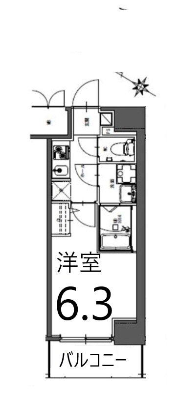 愛知県名古屋市熱田区旗屋町 熱田神宮西駅 1K マンション 賃貸物件詳細
