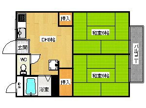 京都府京都市西京区桂上野北町 上桂駅 2DK アパート 賃貸物件詳細