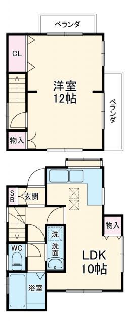 千葉県市川市柏井町２ 市川大野駅 1LDK 一戸建て 賃貸物件詳細