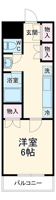 埼玉県草加市谷塚町 谷塚駅 1K マンション 賃貸物件詳細