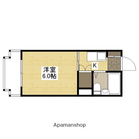 広島県広島市西区都町 観音町駅 1K マンション 賃貸物件詳細