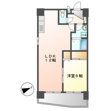 ル・ヴァン橘 4階 1LDK 賃貸物件詳細