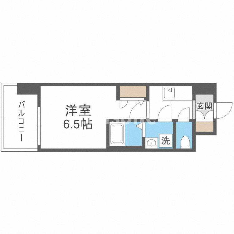 レジュールアッシュ三国本町 7階 1K 賃貸物件詳細