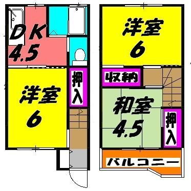千葉県我孫子市東我孫子２ 天王台駅 3K アパート 賃貸物件詳細