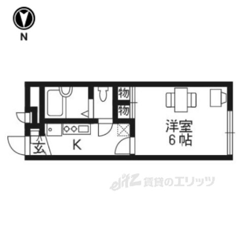 京都府京都市南区吉祥院池ノ内町 西大路駅 1K アパート 賃貸物件詳細