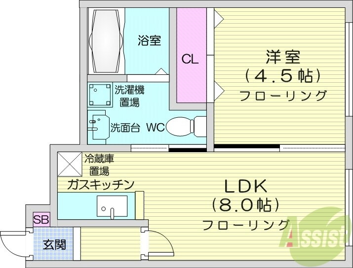 北海道札幌市北区北十三条西２ 北１２条駅 1LDK マンション 賃貸物件詳細