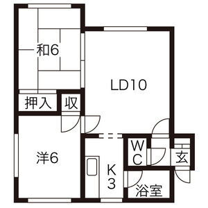 北海道札幌市手稲区稲穂三条７ 星置駅 2LDK アパート 賃貸物件詳細