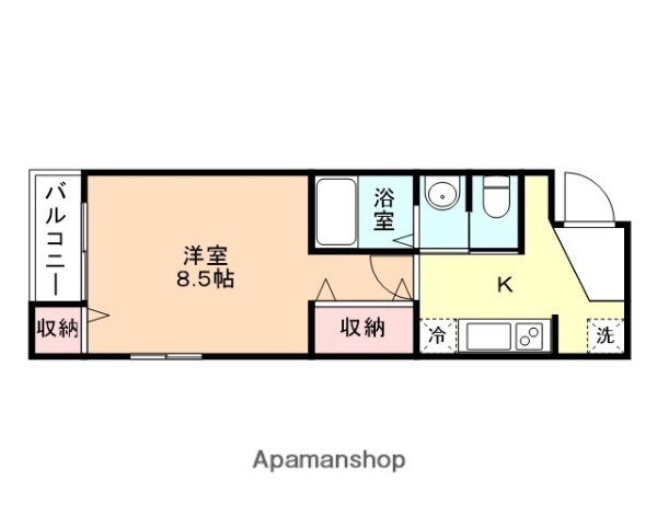 富山県富山市寺町 西富山駅 1K マンション 賃貸物件詳細