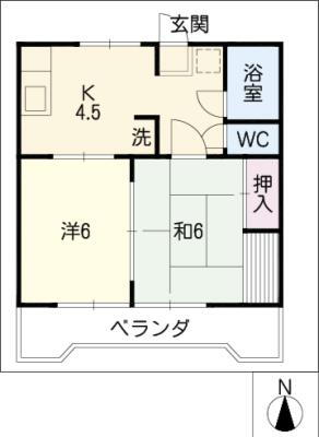 愛知県岡崎市堂前町２ 大門駅 2K マンション 賃貸物件詳細