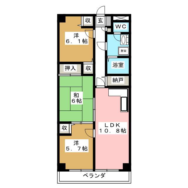 埼玉県さいたま市南区曲本１ 西浦和駅 3LDK マンション 賃貸物件詳細