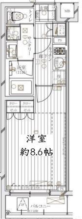 東京都文京区大塚４ 新大塚駅 1K マンション 賃貸物件詳細